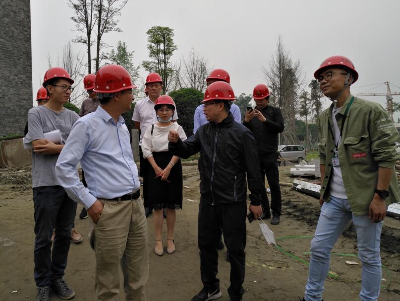 凯时尊龙人生就是博集团向导检查金牛宾馆工程推进事情
