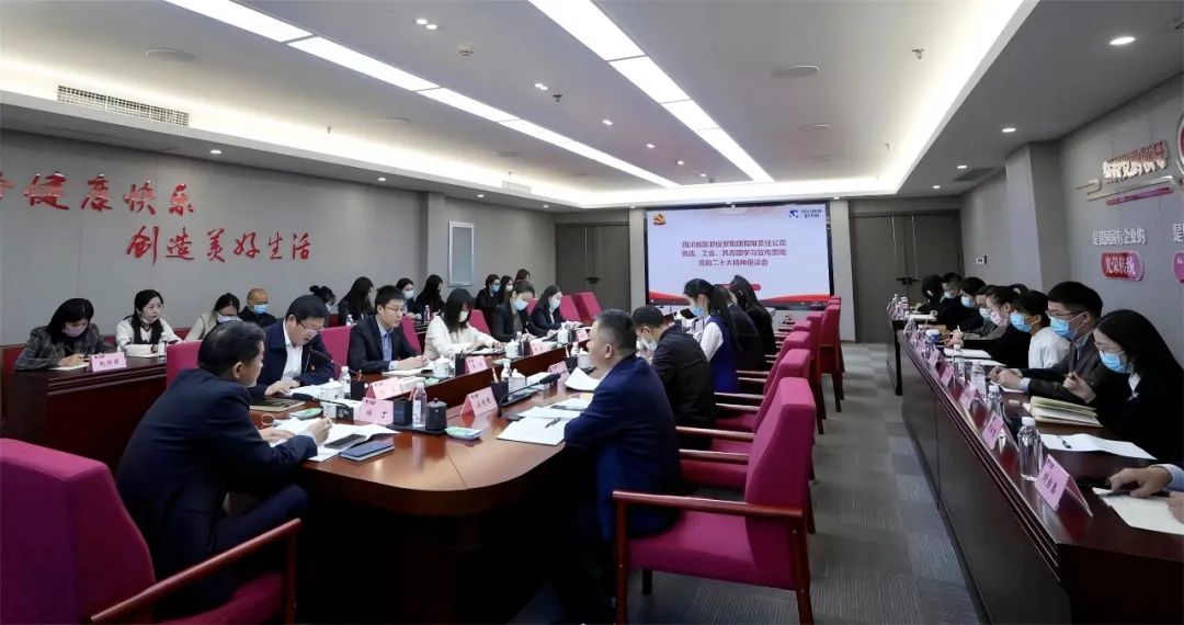 四川省凯时尊龙人生就是博集团召开统战、工会、共青团学习宣传贯彻党的二十大精神座谈会